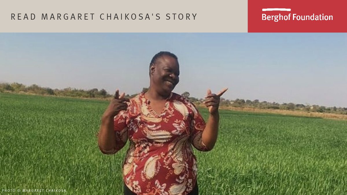 "The #InsiderMediation training helped me to enhance my capacity and confidence."

👉Read Margaret Chaikosa's story about how she negotiated a compromise for securing water supply to local farmers through our insider mediation trainings in #Zimbabwe: berghof-foundation.org/impact/insider…