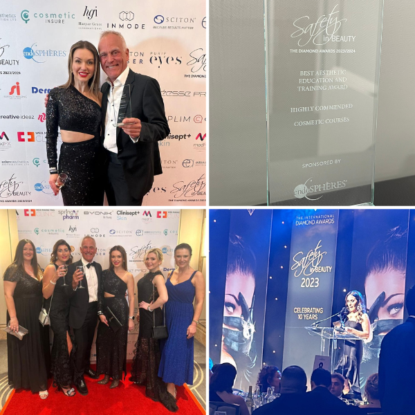 We are excited to announce that we received the Highly Commended for The Best Aesthetic Education and Training Award at Diamond Awards 2023.

We would like to thank Safety in Beauty for putting on such a great event.

cosmeticcourses.co.uk/highly-commend…

#aesthetics #training