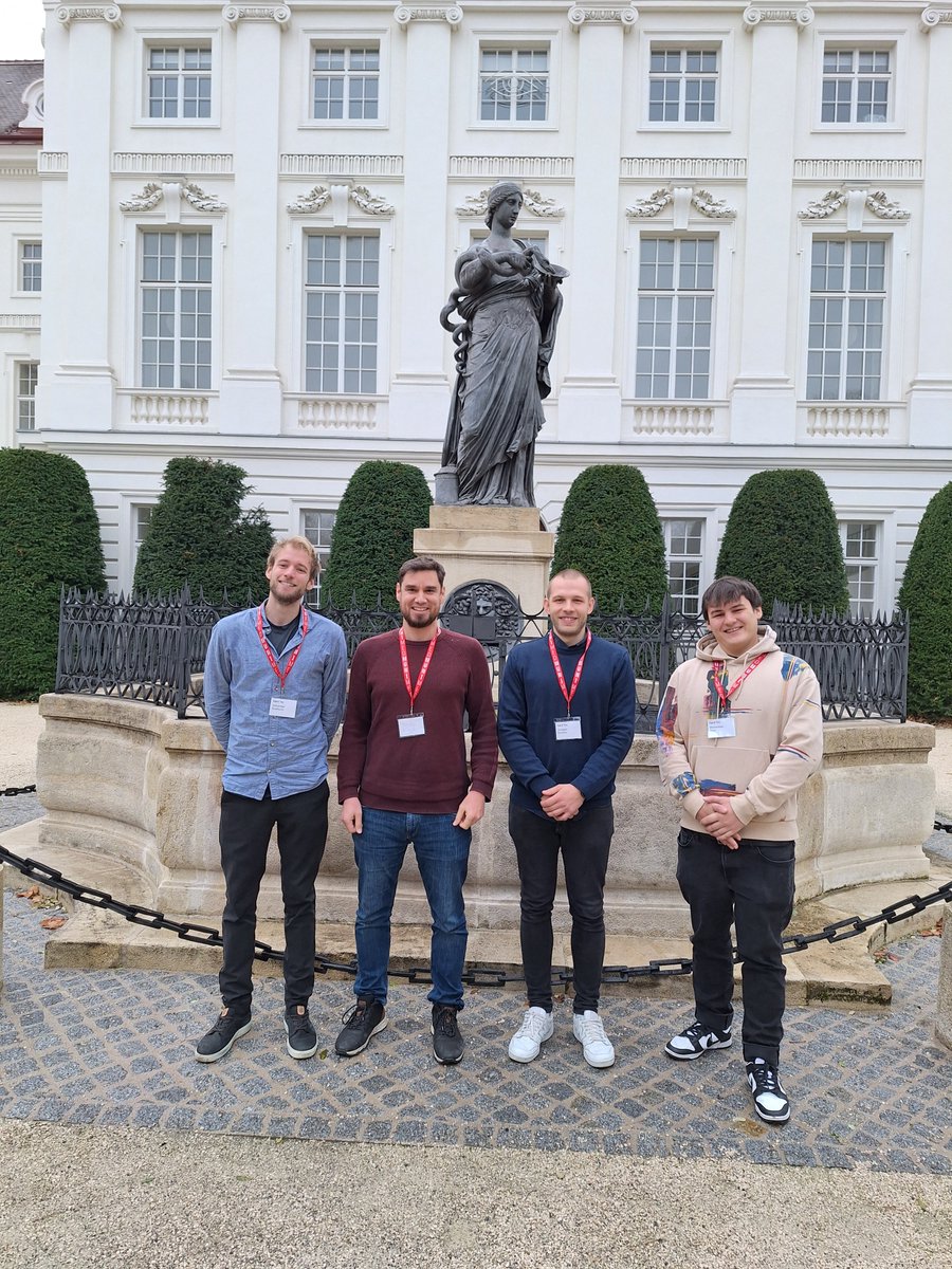 Last week our JAK/STAT team (Sebastian, Thorsten, Jonatan, Max) was invited to the Fantom Vienna Meeting 2023 at the Josephinum! Always great to exchange with other childhood lymphoma researchers! <a href="/FantomEUproject/">FantomEUproject</a> <a href="/MedUni_Wien/">MedUni Wien</a> <a href="/VetmeduniVienna/">Vetmeduni</a>  <a href="/KollmannLab/">Karoline Kollmann Lab</a>