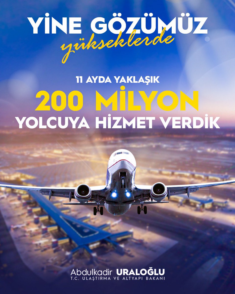 T.C. Ulaştırma ve Altyapı Bakanlığı tweet media