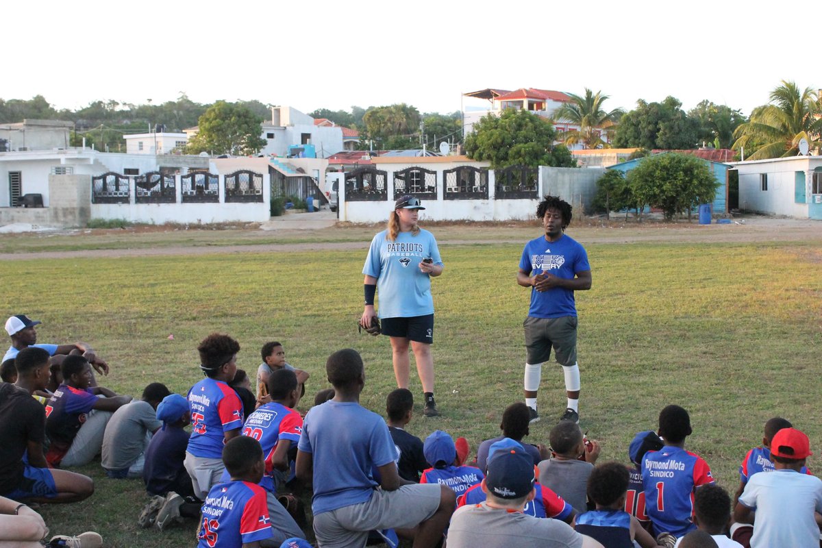 GSA_FCA's tweet photo. Day 2 with BBC Baseball in the Dominican Republic included a game in Yuma and another youth clinic in Boca de Yuma. 

These guys are investing in the Kingdom of God by sharing His love with the kids and coaches in the DR! https://t.co/OaDGs7vvG9