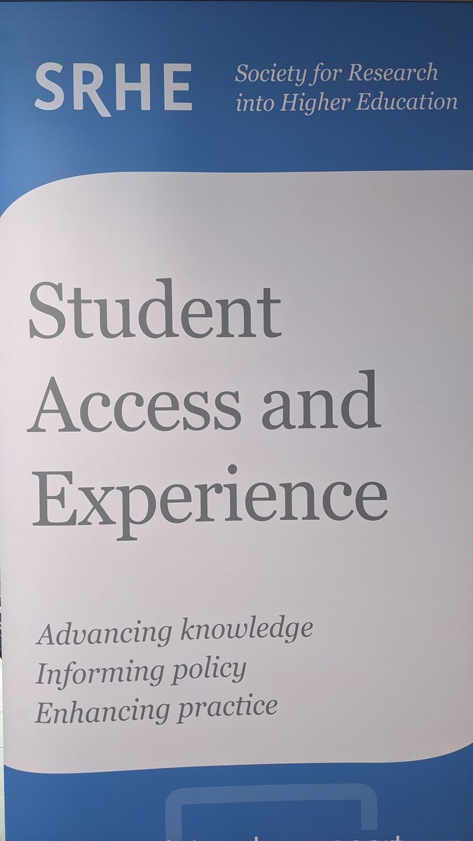 Come and chat to @mannymadriaga and myself at this year's @SRHE73 conference about any events you might have in mind with the Student Access and Experience network! #SAEN #SRHE2023