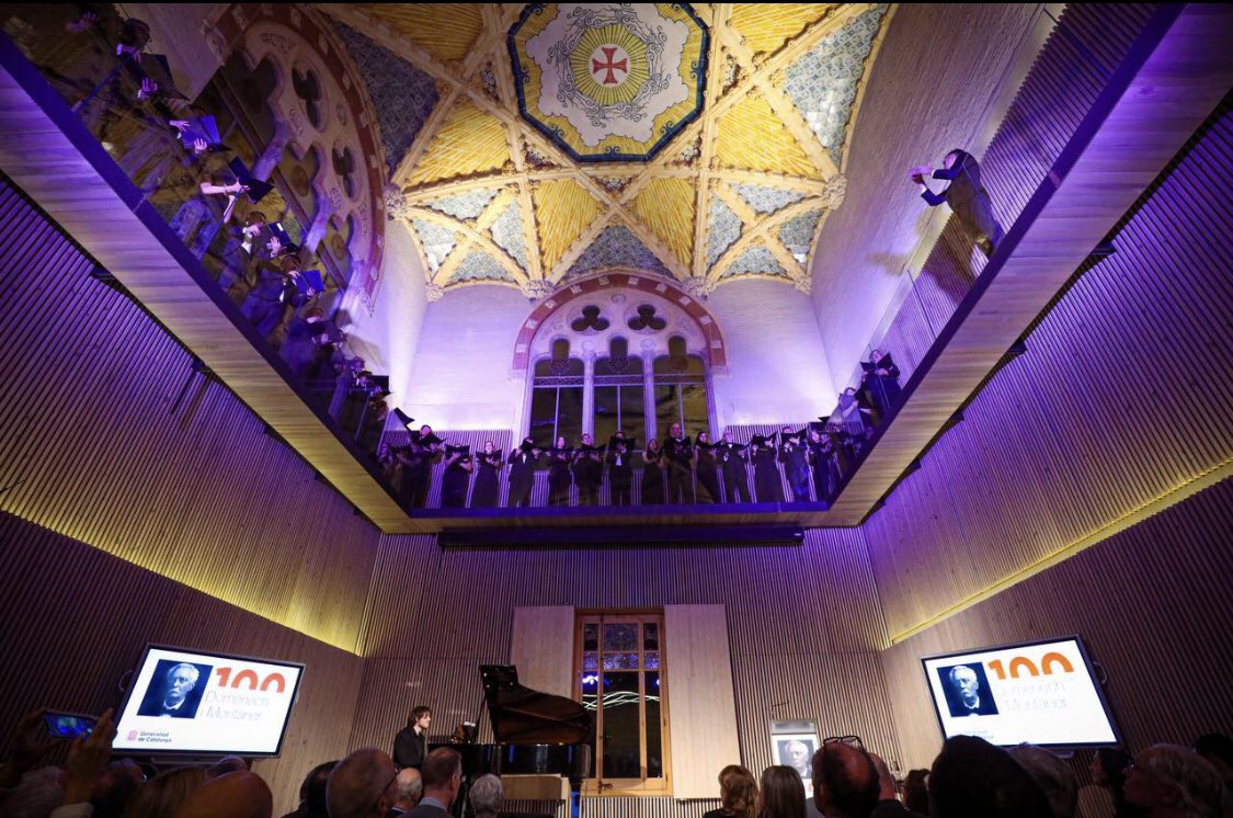 GemmaMart3's tweet photo. Ahir al Recinte Modernista de @santpaubcn , el món domenequià va celebrar la cloenda oficial de l’@Anydomenech2023 

Feliç d’haver pogut compartir experiències amb totes les persones que s’han afegit a la commemoració: entitats, administracions, companys de treball… https://t.co/4rw6pCcYPD