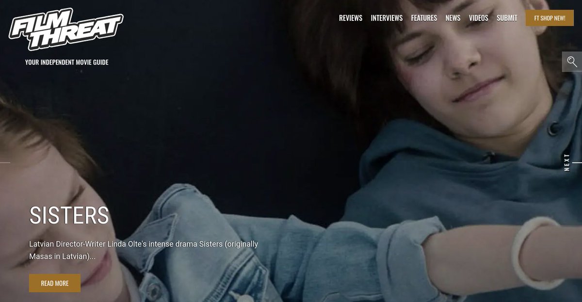 “…the troubled lives of  young Latvian girls…” Bradley Gibson feels for the characters of Sisters.
filmthreat.com/reviews/sister… #SupportIndieFilm #Sisters #Drama