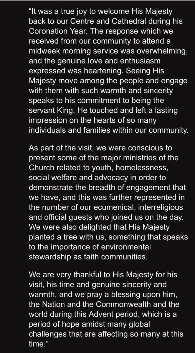 Archbishop Angaelos (@bishopangaelos) on Twitter photo A joy to welcome #KingCharlesIII to <a href="/CopticCentreUK/">The Coptic Centre UK</a> and <a href="/CopticCathedral/">Coptic Orthodox Cathedral of Saint George</a> yesterday.
“We are very thankful to His Majesty for his visit…sincerity and warmth, and pray blessing upon him, the Nation, the Commonwealth and the world during this Advent period”
shorturl.at/mpyL7 A joy to welcome #KingCharlesIII to <a href="/CopticCentreUK/">The Coptic Centre UK</a> and <a href="/CopticCathedral/">Coptic Orthodox Cathedral of Saint George</a> yesterday.
“We are very thankful to His Majesty for his visit…sincerity and warmth, and pray blessing upon him, the Nation, the Commonwealth and the world during this Advent period”
shorturl.at/mpyL7