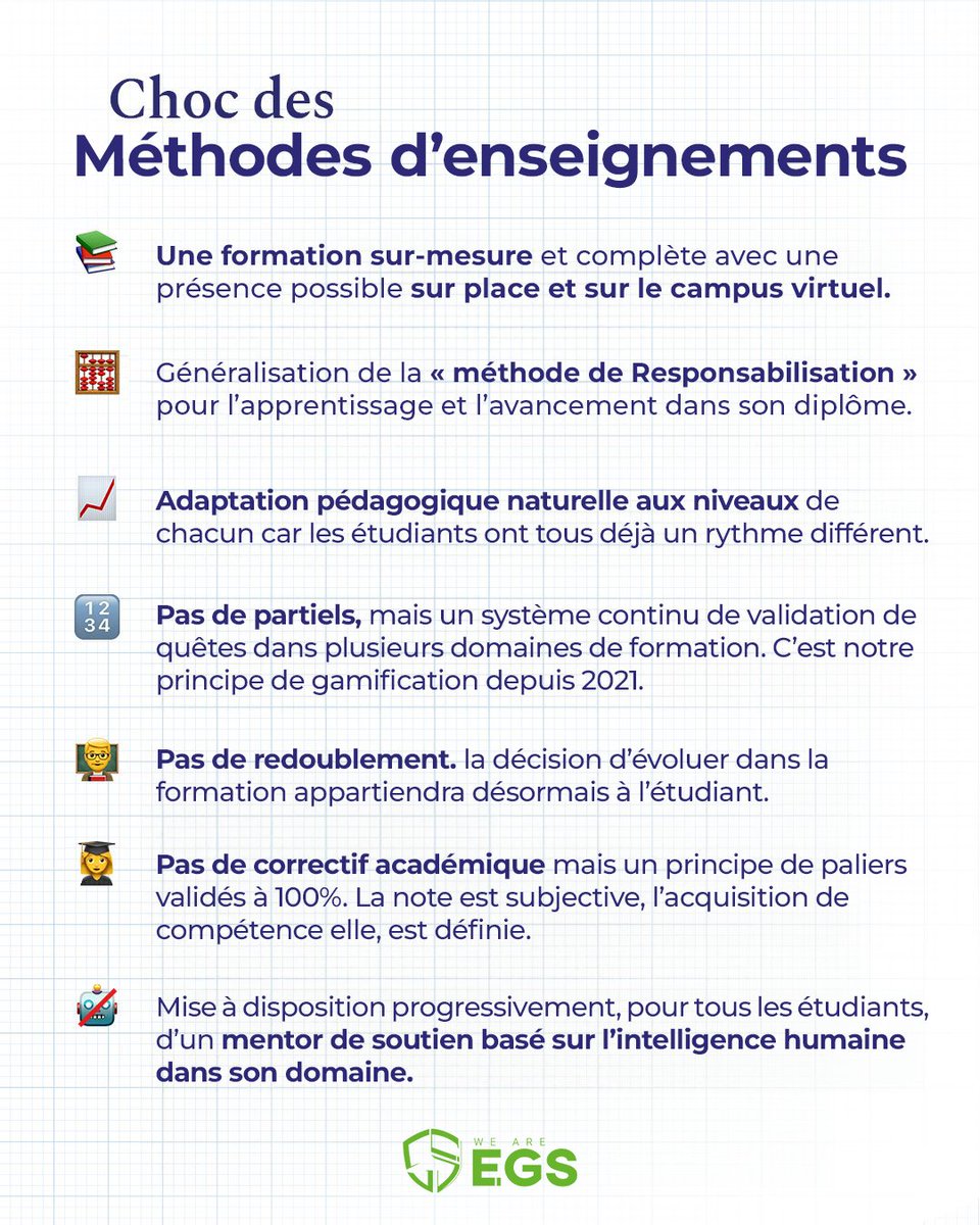 Nous, à l'EGS, nous n'avons pas attendu pour changer l'enseignement.🙌
#enseignement #actu #etudessuperieures #etudiants #lycéens #esportetude #weareegs #merignac