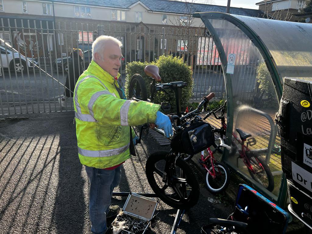 Ggibbonsps's tweet photo. Huge thank you to @drbike_lblewisham for coming into school today to repair and make road worthy all the bikes that you see. It was a massive job and we are very grateful! #bikeability #safety #phoenixfederation #keeinghealthy #bikerepairs https://t.co/BFK0vdmYXJ