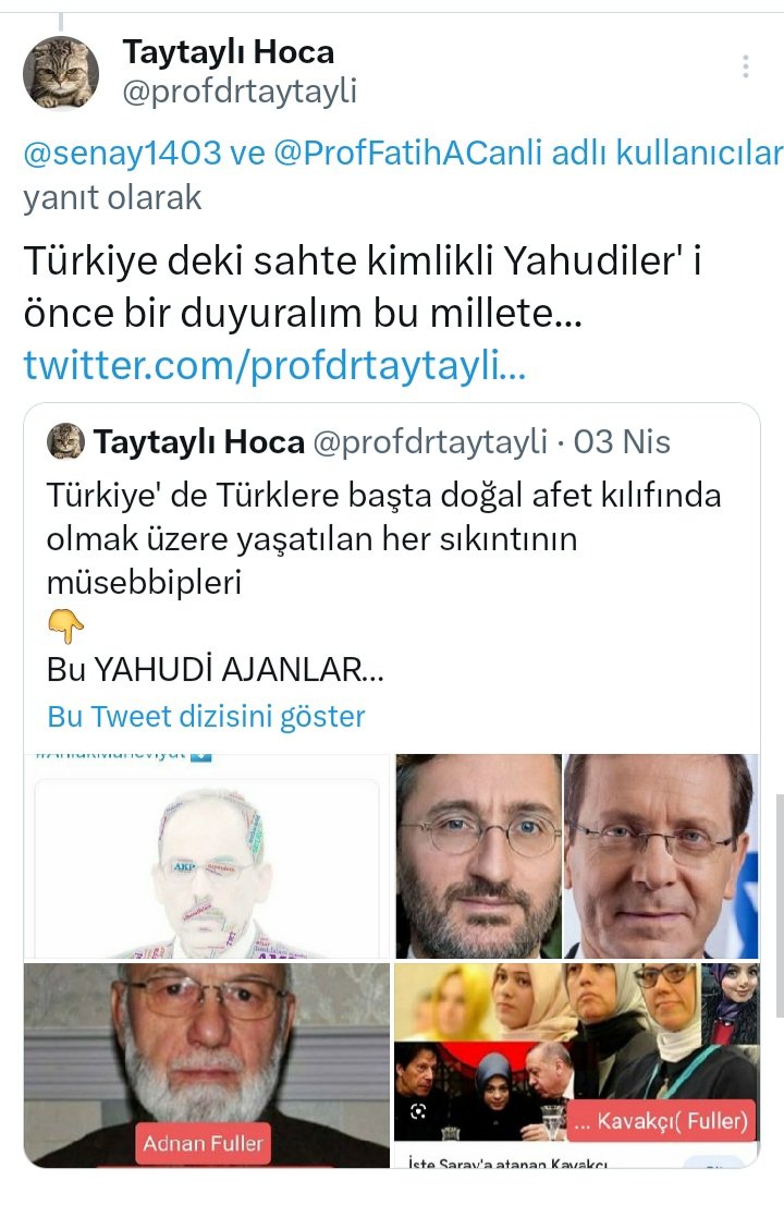 Erdogan' ı vitrine koysalar da Türk Milleti' ne kendi ülkesinde cehennemi yaşatanlar bu sahte kimlikli YAHUDİLER