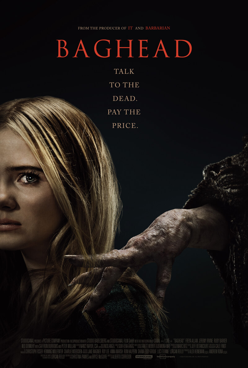 themoviewaffler's tweet photo. First Trailer and Poster for Supernatural Thriller BAGHEAD
https://t.co/trMFTyvzAh
#Baghead #horror #trailers #film #movies #FreyaAllen #JeremyIrvine #SaffronBurrows #PeterMullan #RubyBarker https://t.co/YJJ0ywlqn9