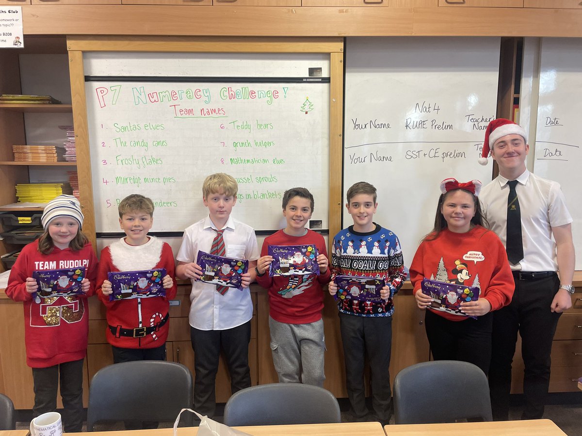 Well done to our winners from <a href="/AitkenheadS/">Aitkenhead Primary School</a> who were crowned this years Numeracy Champions for 2023! Well done team! ➖🧮➕♾️