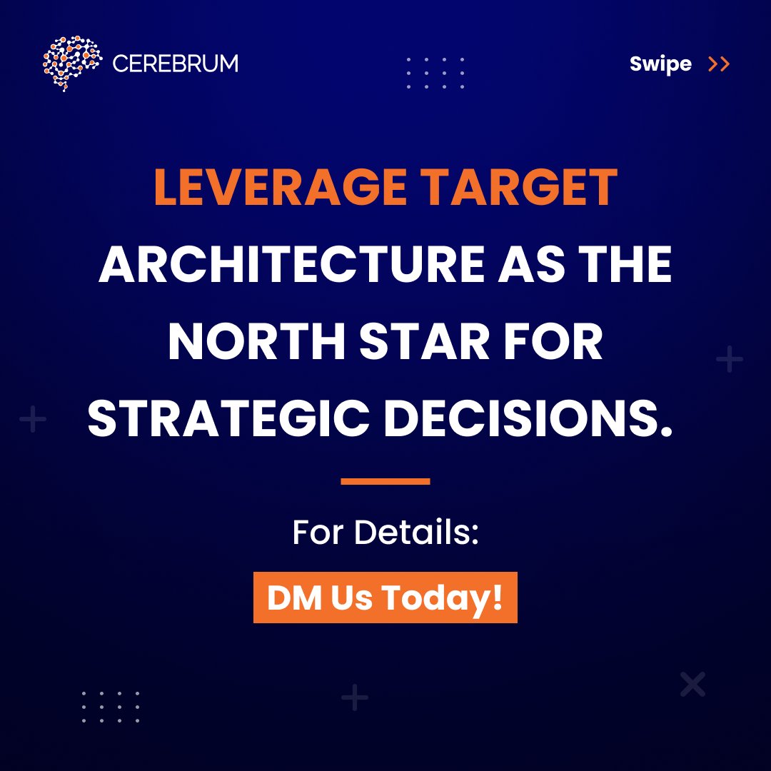 cerebrum_llc's tweet image. Unlock the future with #EnterpriseArchitecture! Discover the power of #TargetArchitecture, your blueprint for success. 

Explore motivations, set your baseline, and navigate transformation with precision. 

Reach us to know more - bit.ly/4a5iWpj

#cerebrumdigital