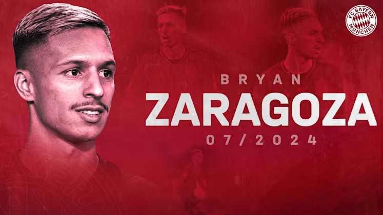 mercatosphera's tweet photo. 🇩🇪 El @FCBayern ha fichado al extremo español Bryan Zaragoza (22 | #Granada) por 15.000.000 €. Firma hasta junio de 2029. Seguirá jugando en el club andaluz hasta final de temporada. https://t.co/HeS01VSOIW