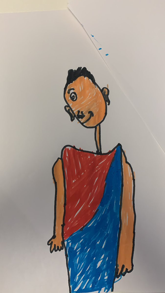 HHICProject's tweet image. Loving my picture from todays participant who is an enthusiastic artist @GoshSight #paedsrocks