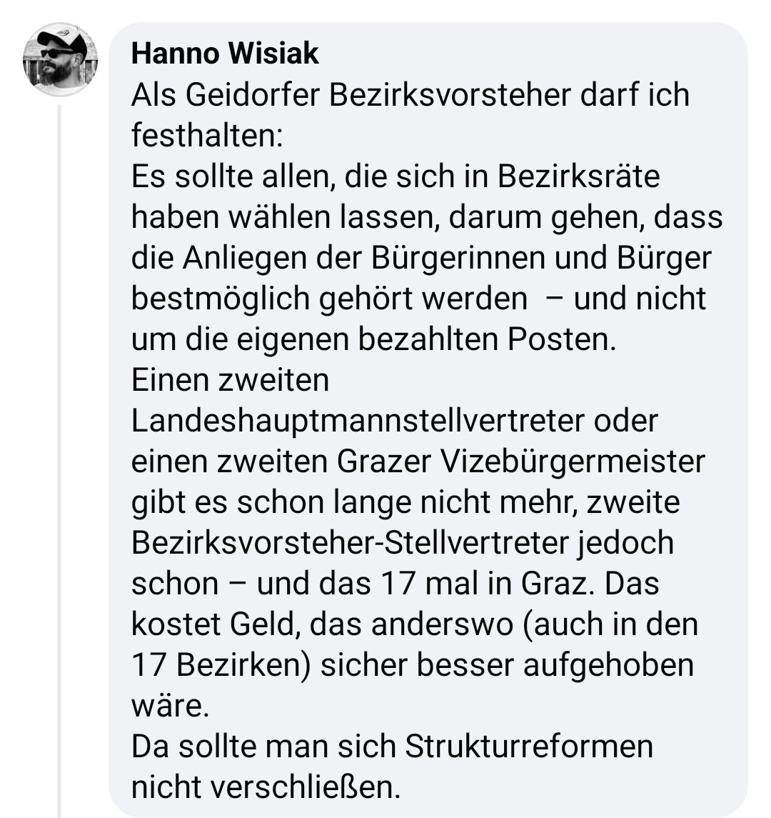 Roland Reischl unterstellt KPÖ, Grünen und SPÖ auf der Titelseite die Abschaffung der Bezirksvorsteher. Im Artikel dann nur mehr die der Stellvertreter. Das Posting, auf das er sich bezieht, sprach von den 2ten Stv.
Sind das die journalistischen Standards beim <a href="/Presserat/">Österr. Presserat</a>?