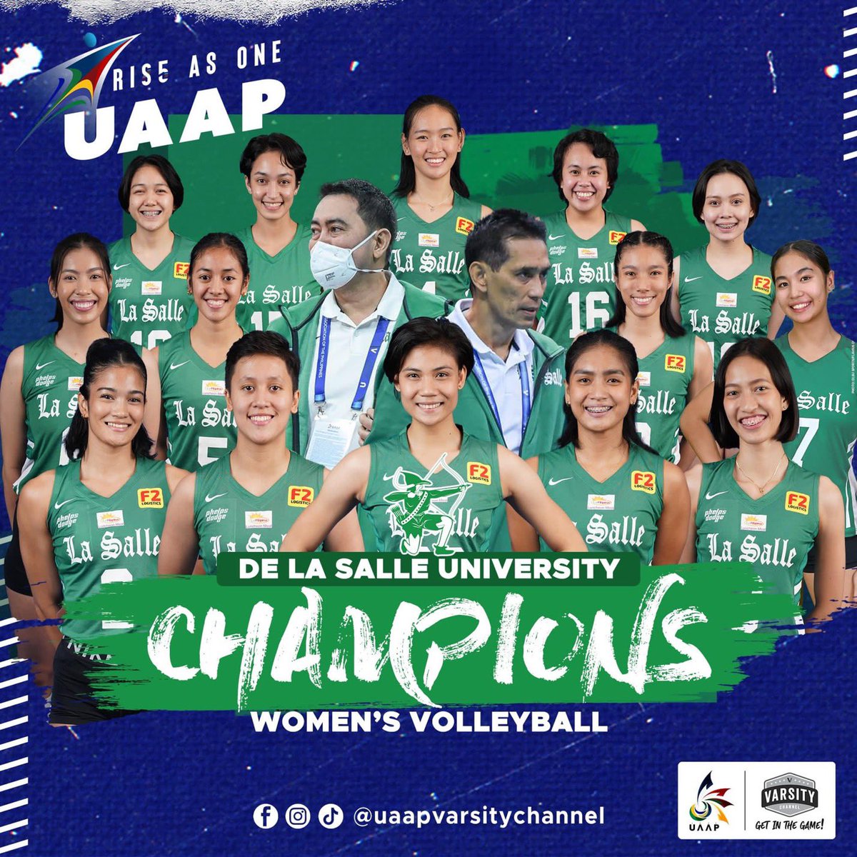 dearlasalle's tweet photo. ✨ 2023 is that year for DLSU ✨

🥇 UAAP 85 WVB - DLSU Lady Spikers 
🥇 Shakey's V-League Invitationals - DLSU Lady Spikers
🥇 V-League MVB Challenger Cup PH - DLSU-Eco oil Green Spikers
🥇 UAAP 86 MBB - DLSU Green Archers

what a year for us, lumots!! 🥹💚 https://t.co/kN3XIUZzcL
