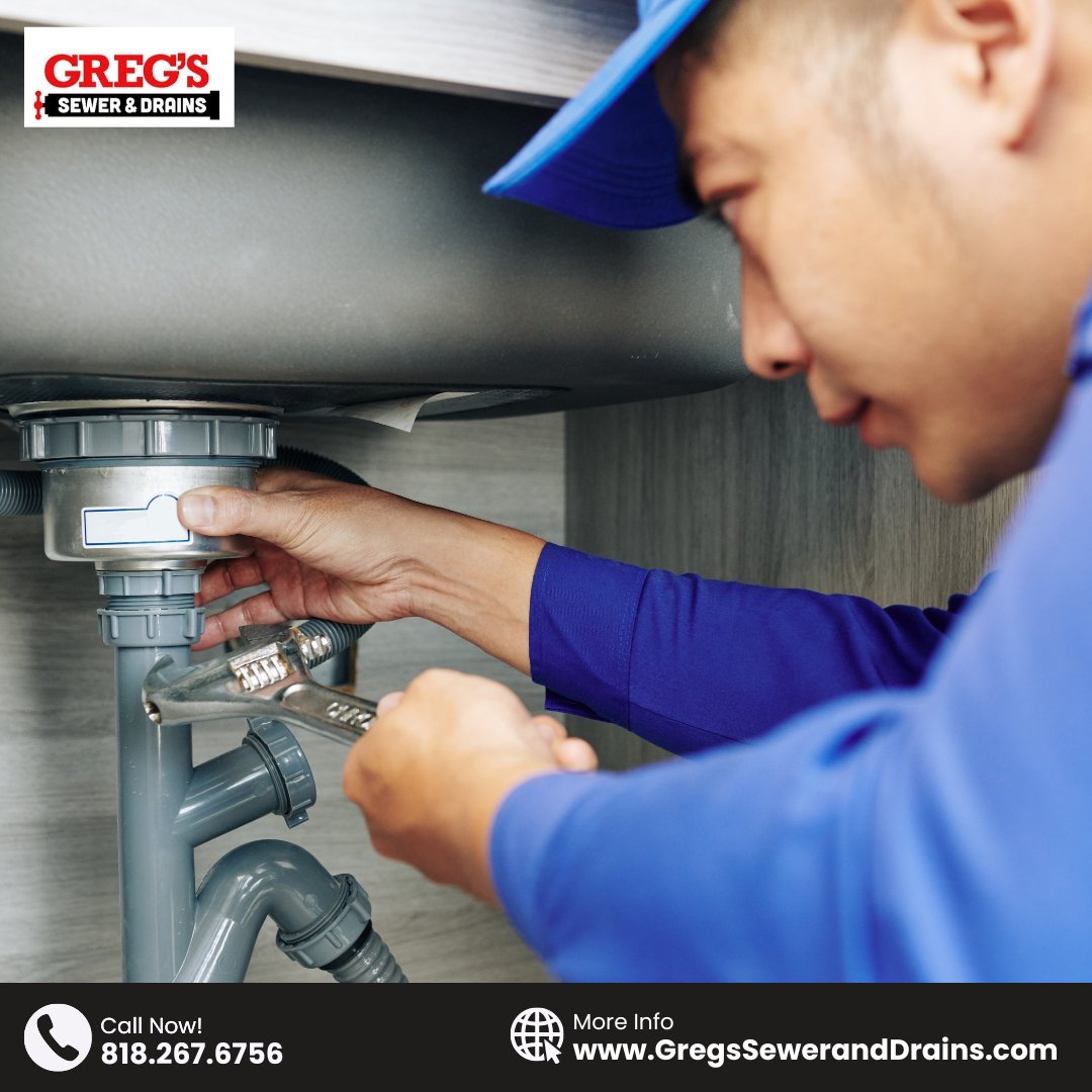 SewerandDrains's tweet image. Plumbing problems? We've got the solution! 🛠️ Call Greg's Sewer &amp;amp; Drains now at 818.267.6756 and let us turn your plumbing worries into a thing of the past! 💦 Visit our website: GregsSewerandDrains.com
#PlumbingHeroes #residential #PlumbersNearMe #plumbingsolutions #Plumber