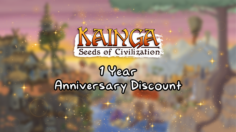 SilkSoftworks's tweet photo. #Kainga is celebrating 1st anniversary today! To show my appreciation for your dedication to building, thriving, and conquering the worlds of Kainga, I've prepared a special -50% discount on #Steam 👉 https://t.co/eKmWbh5YqO
#indiegame #roguelike #discount https://t.co/3Y7gMBJ2My