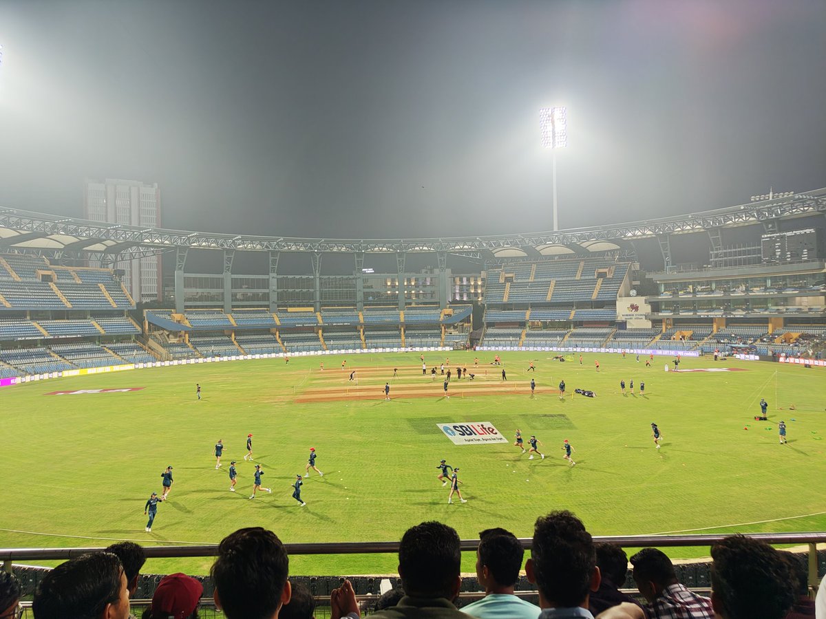 YUVI_NISH's tweet photo. Managed to grab a seat, only 1, I repeat, only 1 stand has been thrown open to the public &amp; this is the view on offer

Registrations through @paytminsider were a proper scam, nobody's even checking them at the gates!

How low can you stoop? @BCCI @MumbaiCricAssoc https://t.co/mldcfnbkdG