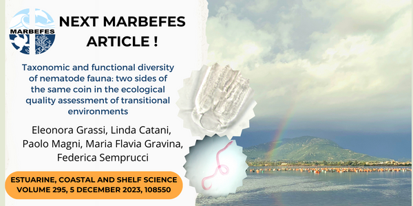 A new MARBEFES-flagged paper for the Sardinian BBT, ‘Taxonomic and functional diversity of nematode fauna: two sides of the same coin in the ecological quality assessment of transitional environments’, has been published by Eleonora Grassi et al. doi.org/10.1016/j.ecss…