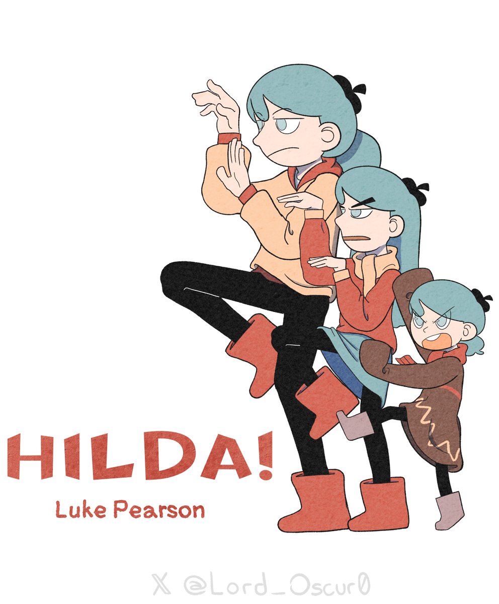 3 seasons, 3 phases of our favorite brat #Hilda #hildafanart #HildaSeason3