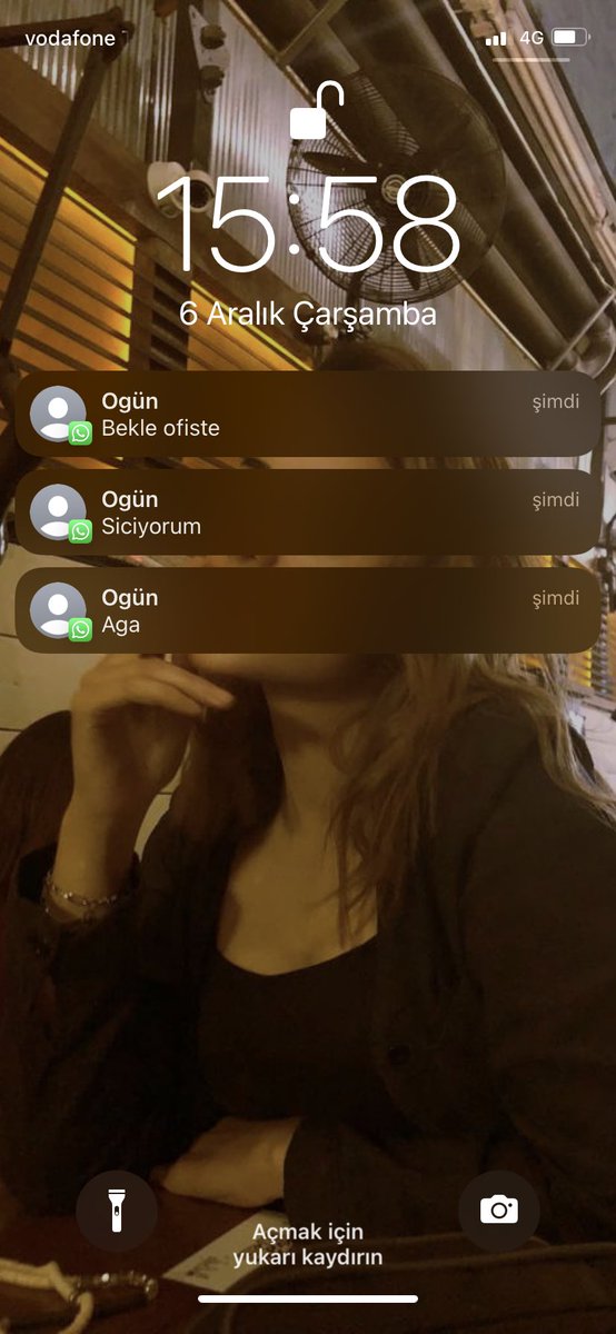 Şimdi sana ne mesajlar geliyodur ;