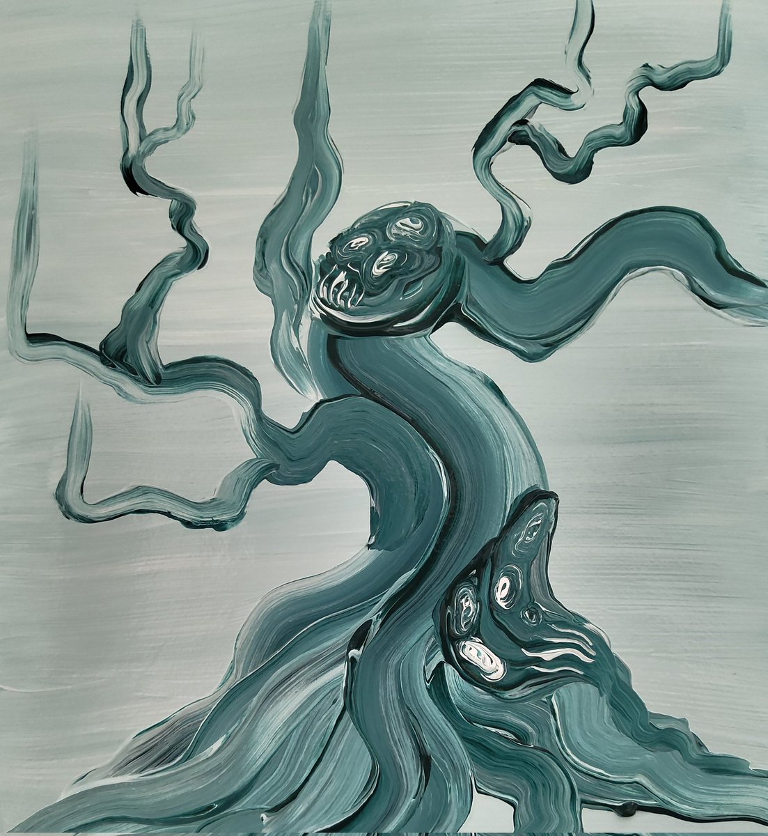 _R2000G's tweet photo. Spooky Bonsai https://t.co/HhxlIRi8Ud