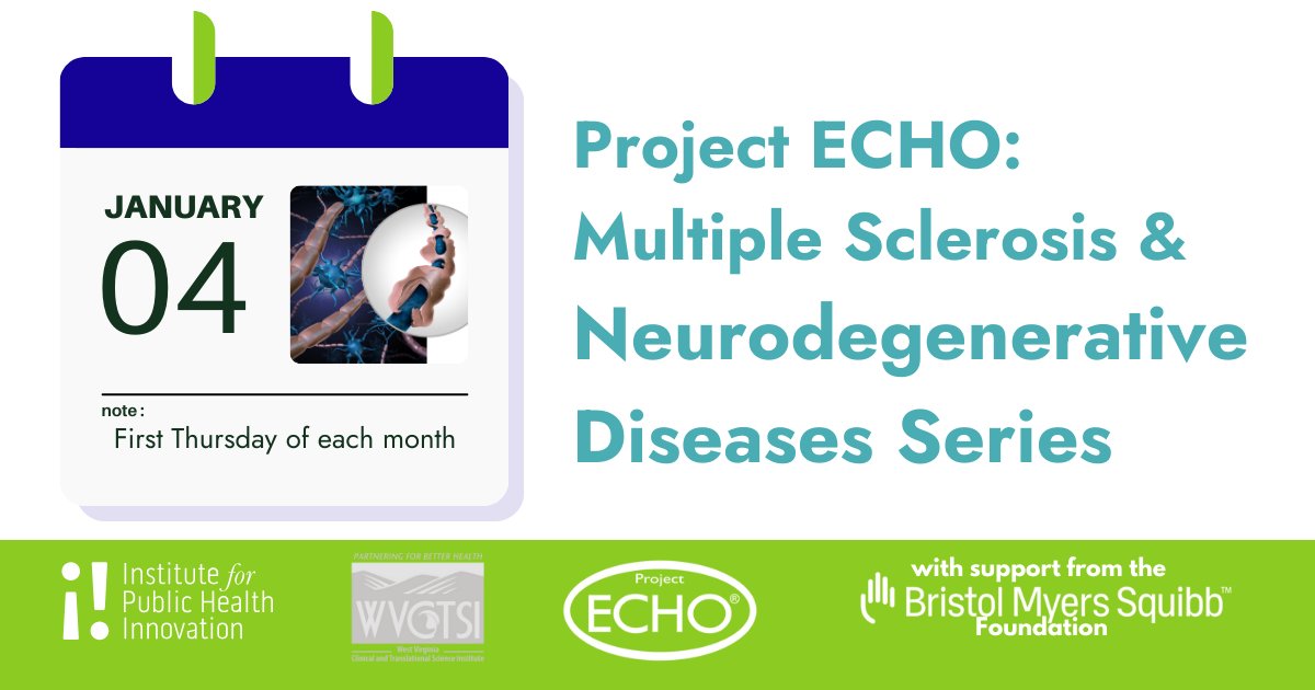 InstitutePHI's tweet photo. If you’re a healthcare provider/professional seeking a better understanding of #MS and neurodegenerative diseases, our Project ECHO training is the perfect opportunity. Beginning on Jan. 4, these sessions will be on the 1st Thursday of every month: https://t.co/RdXwfyot0m 💻 https://t.co/13Q8FIxtWB