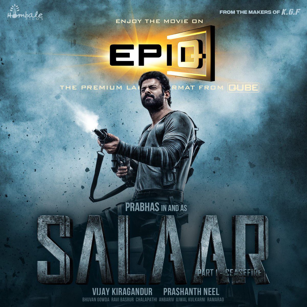 Experience  #Salaar in Epiq format exclusively at V Celluloids, Sullurpeta & Broadway Cinemas, Coimbatore 💥

In Cinemas from December 22nd!

#SalaarCeaseFire  #Prabhas