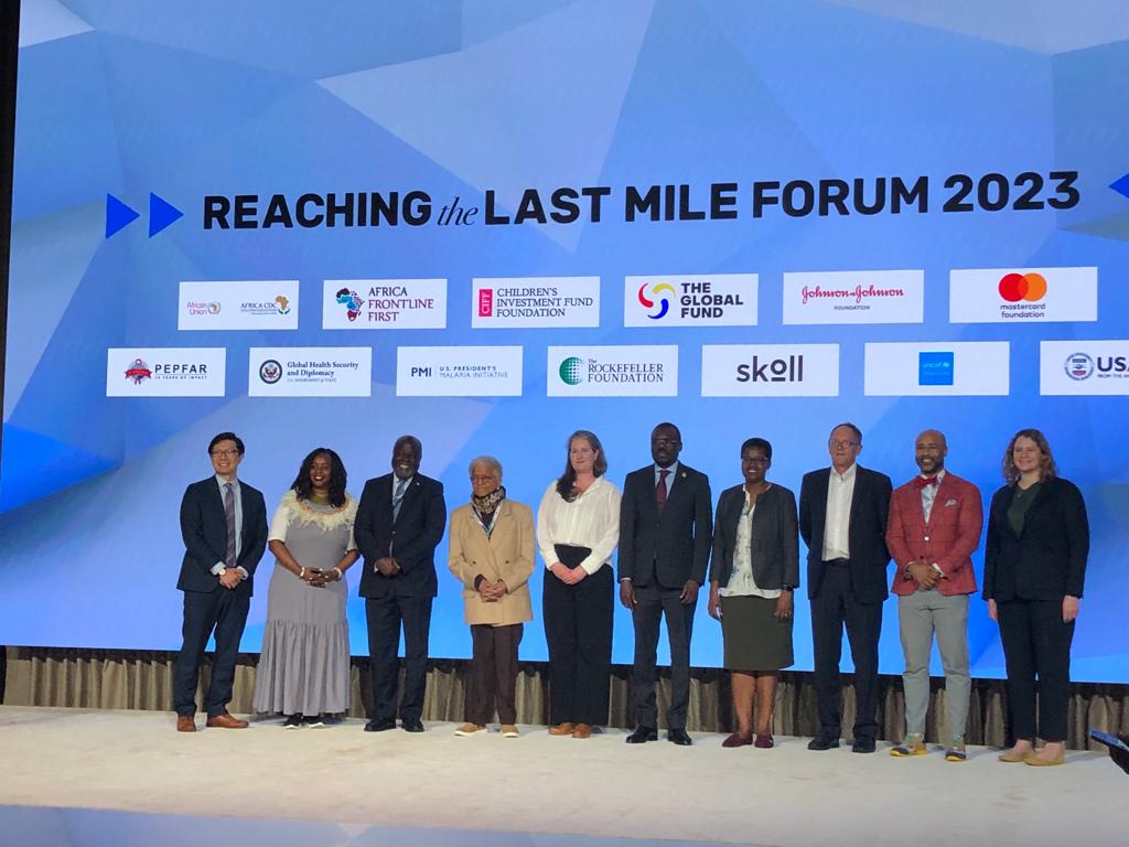 At the #RLMForum2023 on the sidelines of #COP28 I was proud to strengthen the joint commitment by @Frontline1st @AfricaCDC & other partners to support community health workers – a workforce led by women – & was honored to receive the @RLMglobalhealth Lifetime Achievement Award.