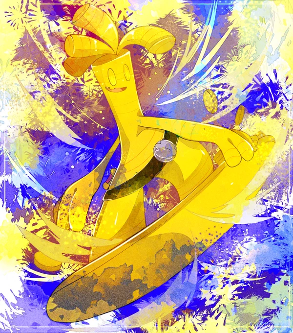 【毎日投稿1226日目】 図鑑No.1000 サーフゴー  #LKのポケモンずかん