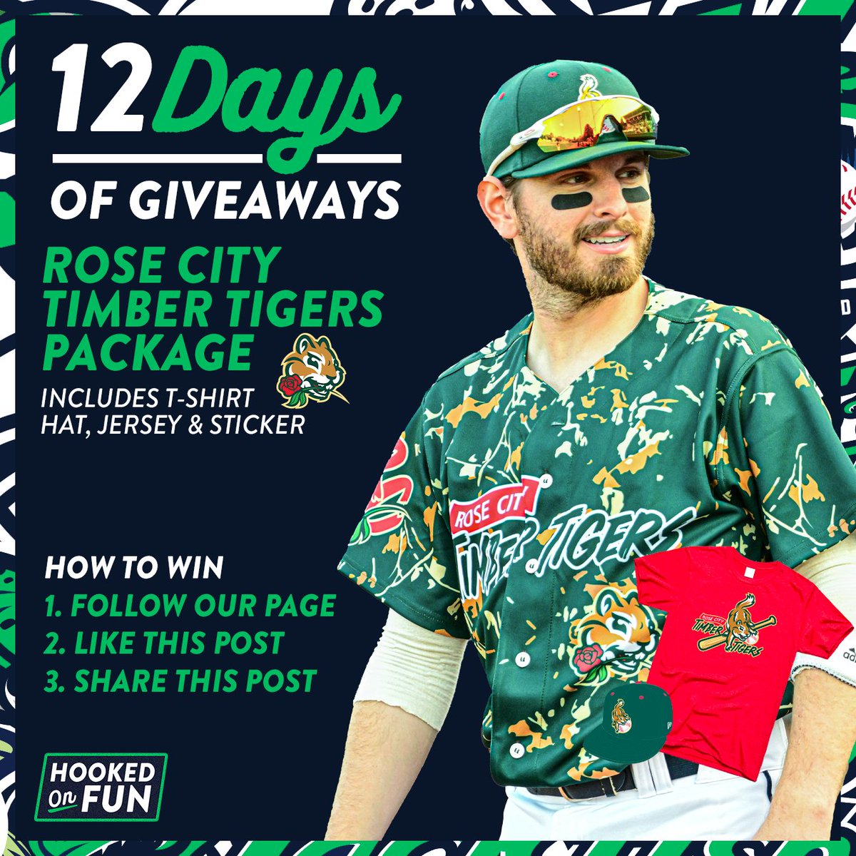 Watch out for the nutcracker, we about to #GetMunked! The biggest giveaway yet! Win a Rose City Timber Tigers hat, t-shirt, jersey and sticker! 1. Follow us 2. Like this post 3. Share this post Winner to be announced at 3pm