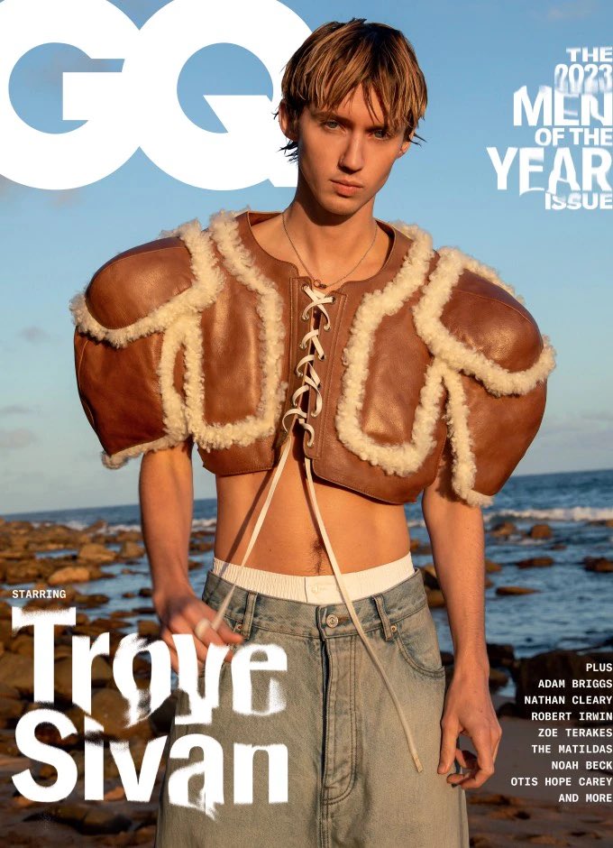 UpdatedTS's tweet image. Troye has been named ‘Man Of The Year’ by GQ ✨