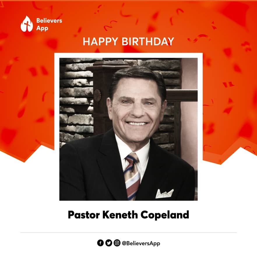 Happy Birthday to a Father of faith, a mentor to many, and a worthy role model in the body of Christ.

Download the Believers app - buff.ly/3s7f3yC to enjoy life-transforming messages by Pastor Kenneth Copeland.

#Believersapp
#KennethCopeland
#Believersupdate