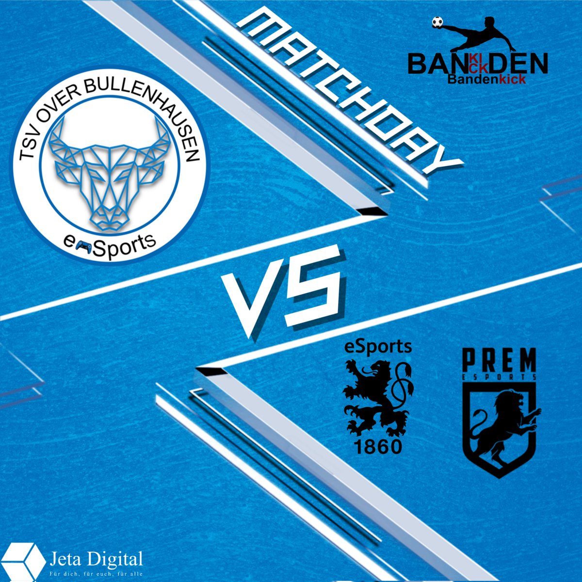 Tsv-over-bullenhausen-esport (@tsvesport) on Twitter photo Heute ist #Matchday in der Proclubs Liga1 vom <a href="/bandenkick/">Bandenkick</a>
20:20 - <a href="/1860eSports/">1860 eSports</a>
(LIVE bei LexSurehand auf Twitch)
20:50 - #Premesports
(LIVE bei LexSurehand auf Twitch)
Zusätzliche Verlinkung:
<a href="/CDesigns_de/">CDesigns</a>
<a href="/MagazineClubs/">eSports Magazine Pro</a>
Partner:
#jetadigitalde
#NVIT
#simongaute_finanzmentor Heute ist #Matchday in der Proclubs Liga1 vom <a href="/bandenkick/">Bandenkick</a>
20:20 - <a href="/1860eSports/">1860 eSports</a>
(LIVE bei LexSurehand auf Twitch)
20:50 - #Premesports
(LIVE bei LexSurehand auf Twitch)
Zusätzliche Verlinkung:
<a href="/CDesigns_de/">CDesigns</a>
<a href="/MagazineClubs/">eSports Magazine Pro</a>
Partner:
#jetadigitalde
#NVIT
#simongaute_finanzmentor