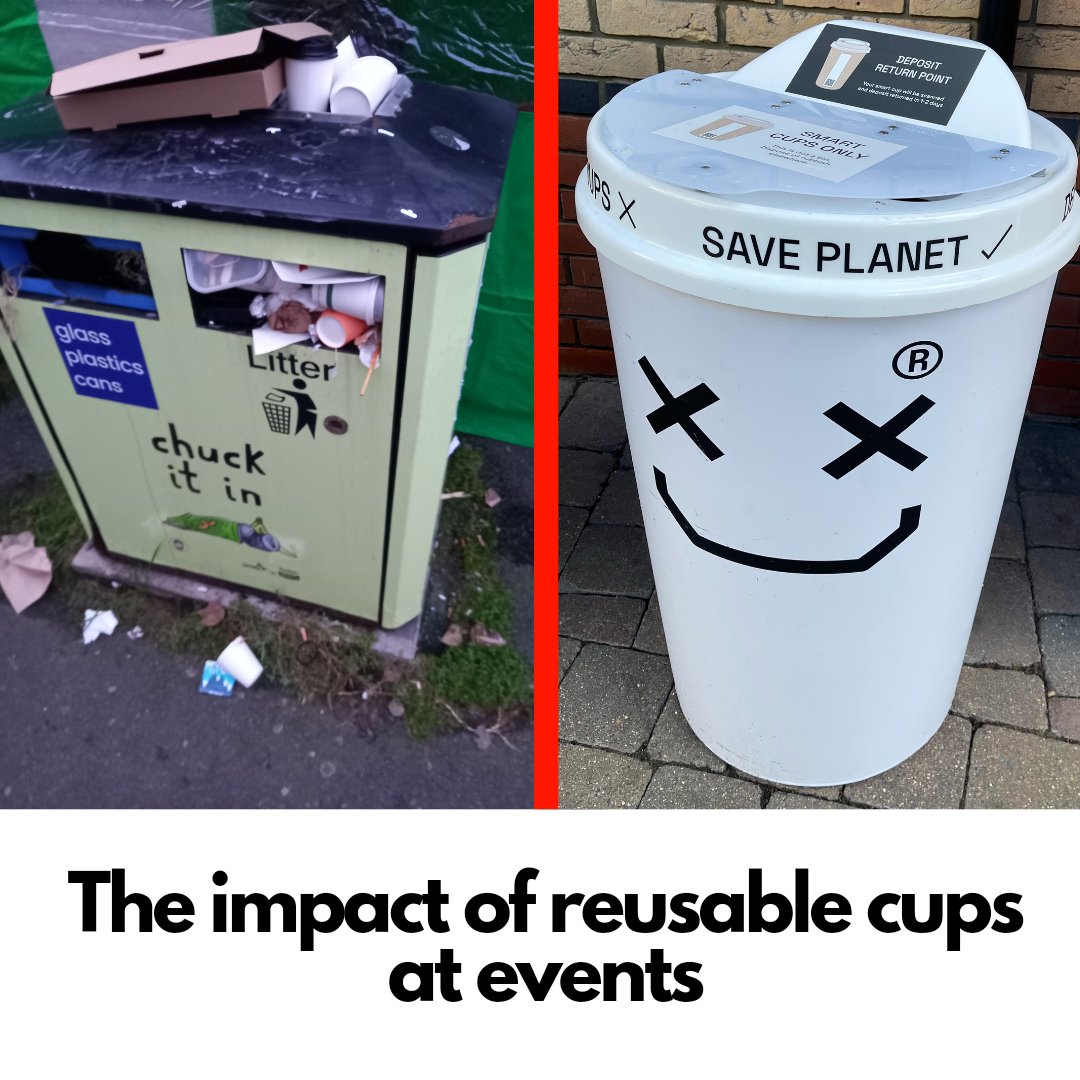Disposable cups at events lead to lots of litter. Disposable cups also have a plastic lining so using these cups technically contributes to plastic pollution. Calling all #sheffieldevents and mobile coffee traders - join the #reusablerevolution! 
 sheffieldactiononplastic.co.uk/reusable-coffe…