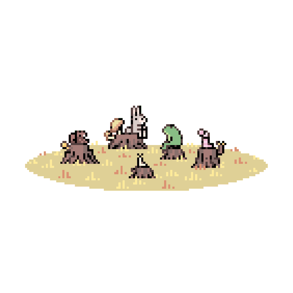 boesfx2's tweet photo. Meeting in the forest
#pixelart #pixel https://t.co/H7HMz4Bn6S