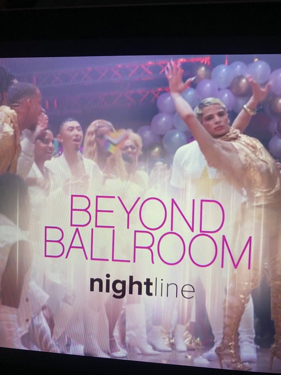 Woke up to seeing myself on a ABC Nightline Episode! Thank u <a href="/HoneyBalenciaga/">Honey B</a> for carrying &amp; elevating the Ballroom community in all the spaces u go! Forever inspired by u sis 🧃🫶