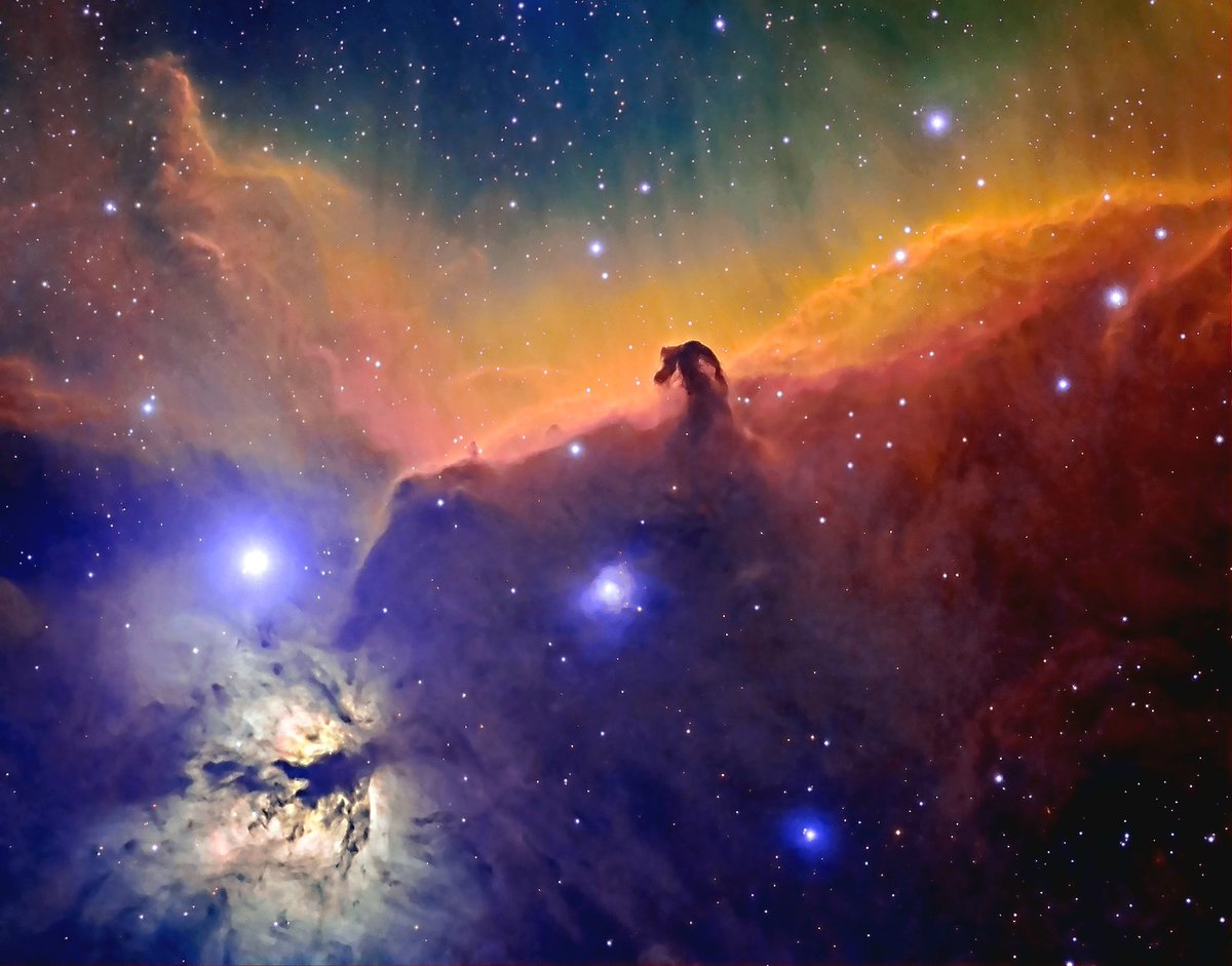 That time of the year where the Horsehead is glowing and ready to image -) HSO palette image