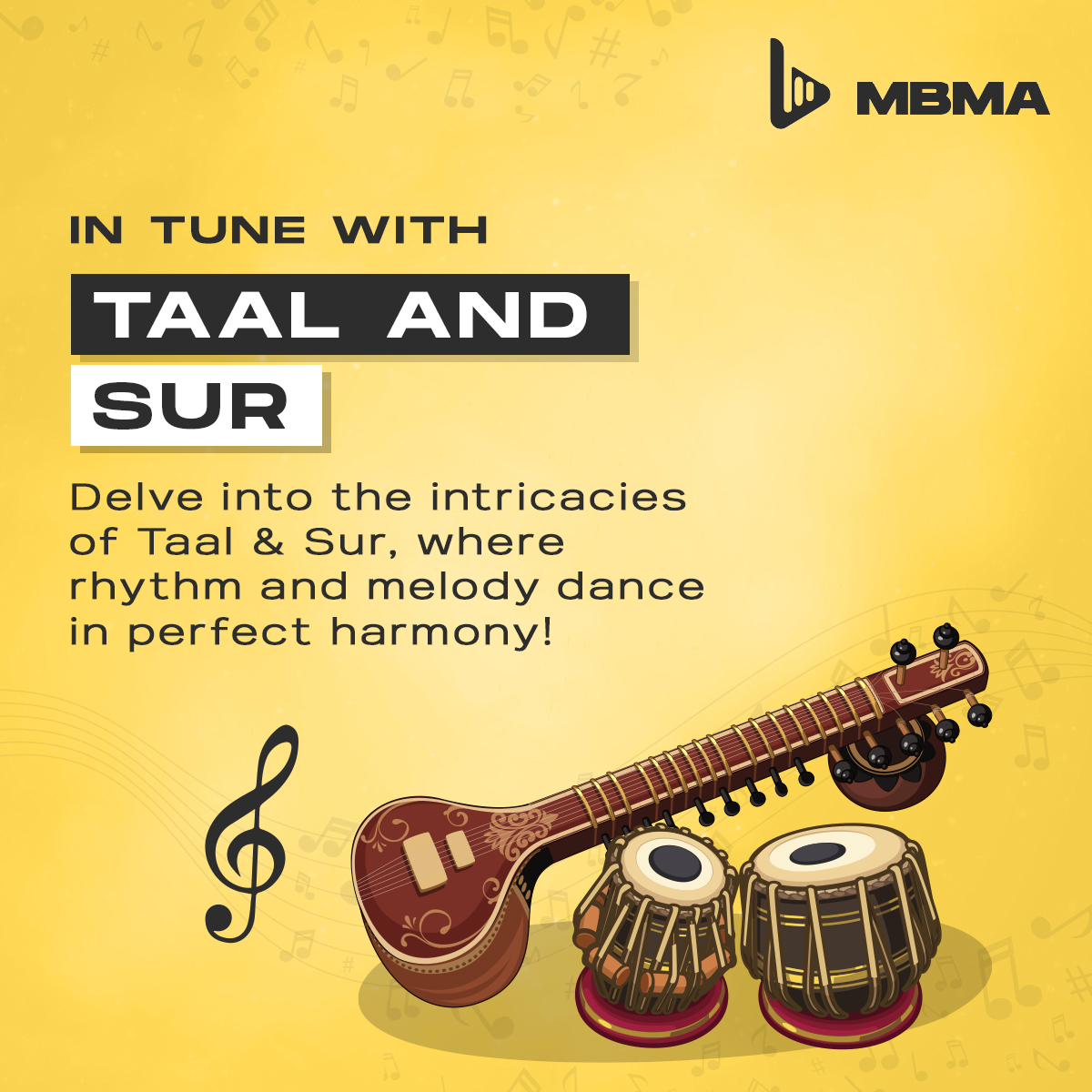 MB_MusicAcademy's tweet photo. Imagine the beats of a drum, the steady pulse that drives a song forward. That's the essence of Taal. While Taal is the rhythmic backbone, Sur is the artist, tuning or pitch.

#Taal #MusicalTaal #TaalMelodies #Sur #MusicalSur #MelodySur #SoulfulSur #MBMA #MBMusicAcademy #Music https://t.co/87amWoyzxG