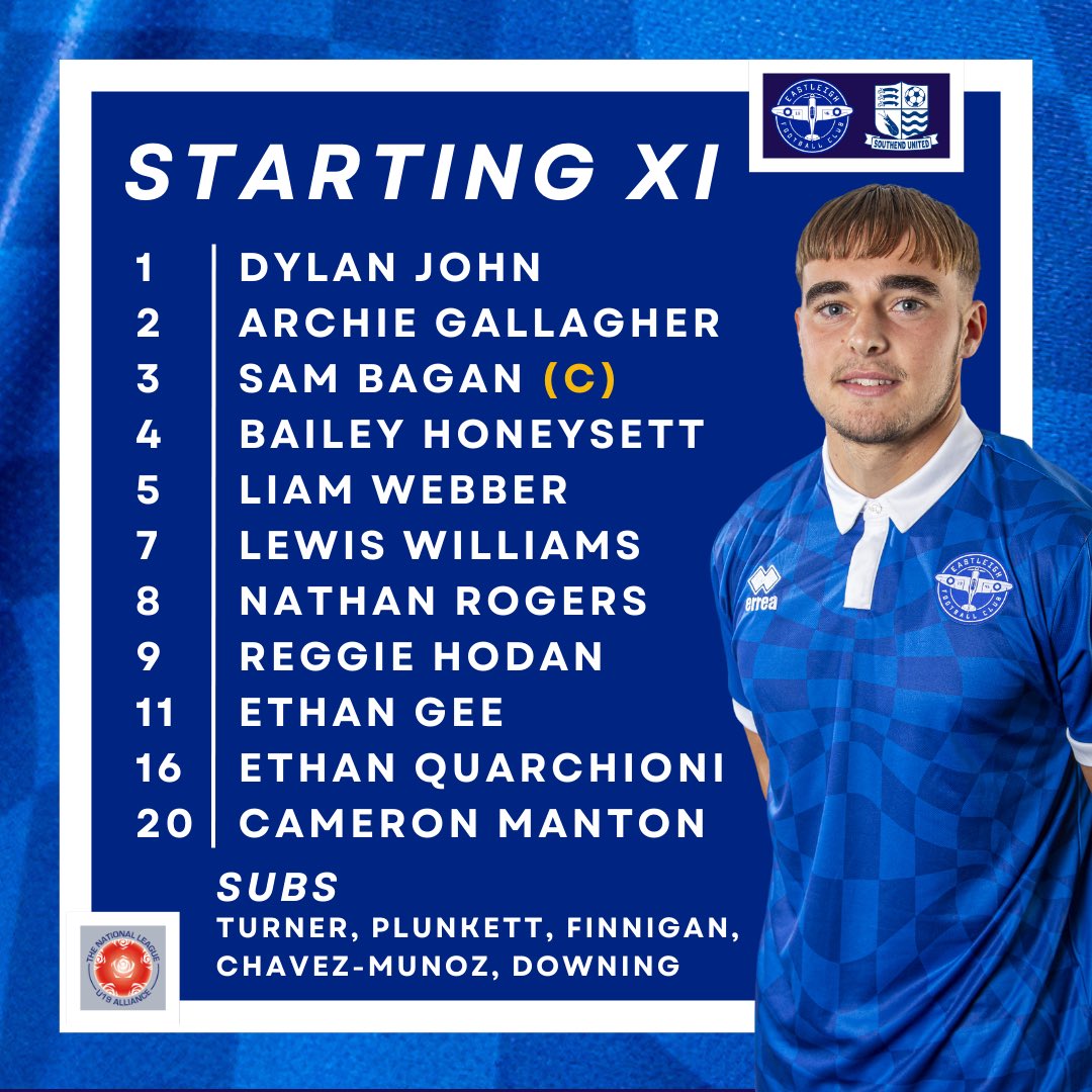 EastleighFCAcad's tweet photo. 📰 | TEAM NEWS

Here’s how the EDS #Spitfires will lineup against @SUFCRootsHall this afternoon! 👊 https://t.co/4MoohZvKuM