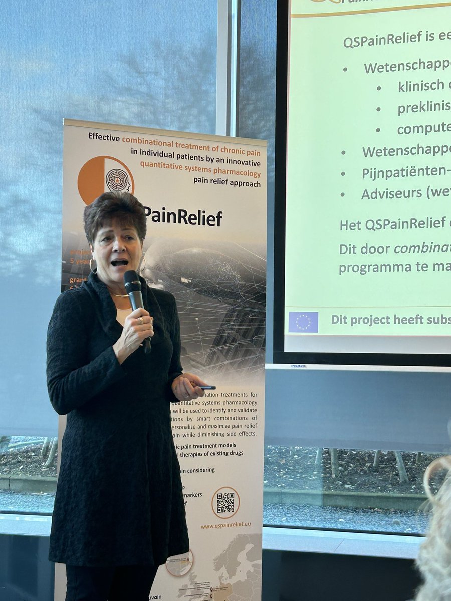 Kicking off the patient event in Dutch for @QSPainRelief in CHDR, Leiden. A video with subtitles will be available in due course after the event