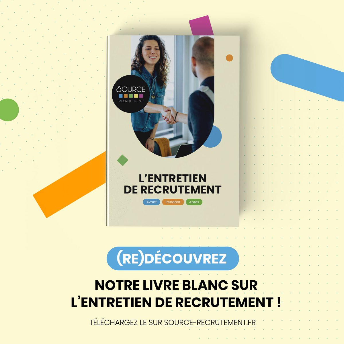SourceTours's tweet photo. 📘 Découvrez notre Livre Blanc, un guide pratique offrant des conseils concrets, des stratégies efficaces et l’identification des compétences nécessaires pour réussir vos entretiens de recrutement. 👨‍💻✨

👉 https://t.co/wcsvtqmAXF https://t.co/TDi6VnWPHp