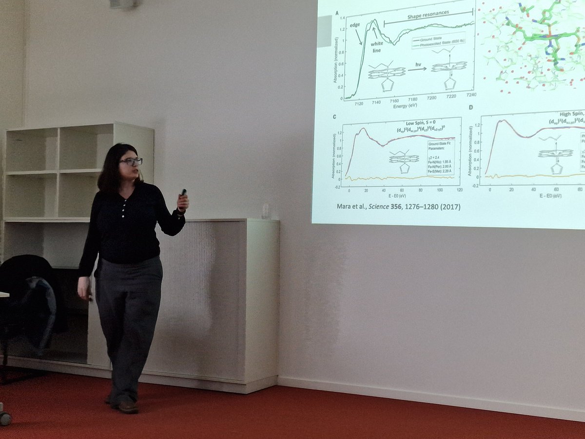 KoziejLab (@koziejlab) on Twitter photo Great talk yesterday by Dr. <a href="/BacellarCamila/">Camila Bacellar</a> from <a href="/psich_en/">PSI Paul Scherrer Institut</a> on using X-ray free electron lasers to probe the ultrafast electronic and structural dynamics of heme proteins by X-ray absorption and emission techniques. <a href="/unihh/">Universität Hamburg</a> <a href="/CHyN_UniHam/">CHyN</a> @DorotaKoziej Great talk yesterday by Dr. <a href="/BacellarCamila/">Camila Bacellar</a> from <a href="/psich_en/">PSI Paul Scherrer Institut</a> on using X-ray free electron lasers to probe the ultrafast electronic and structural dynamics of heme proteins by X-ray absorption and emission techniques. <a href="/unihh/">Universität Hamburg</a> <a href="/CHyN_UniHam/">CHyN</a> @DorotaKoziej
