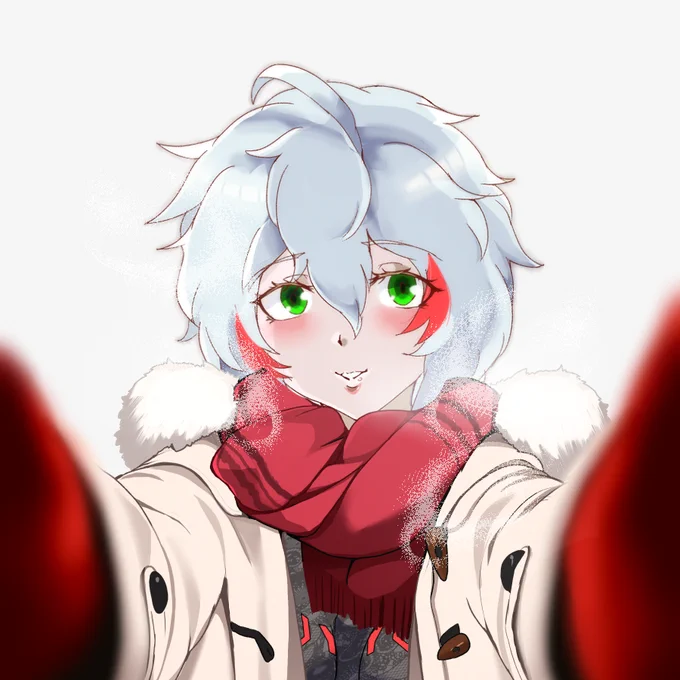 思い付きで作ったダッフルコートキャリバーンちゃん可愛すぎんか?????? 