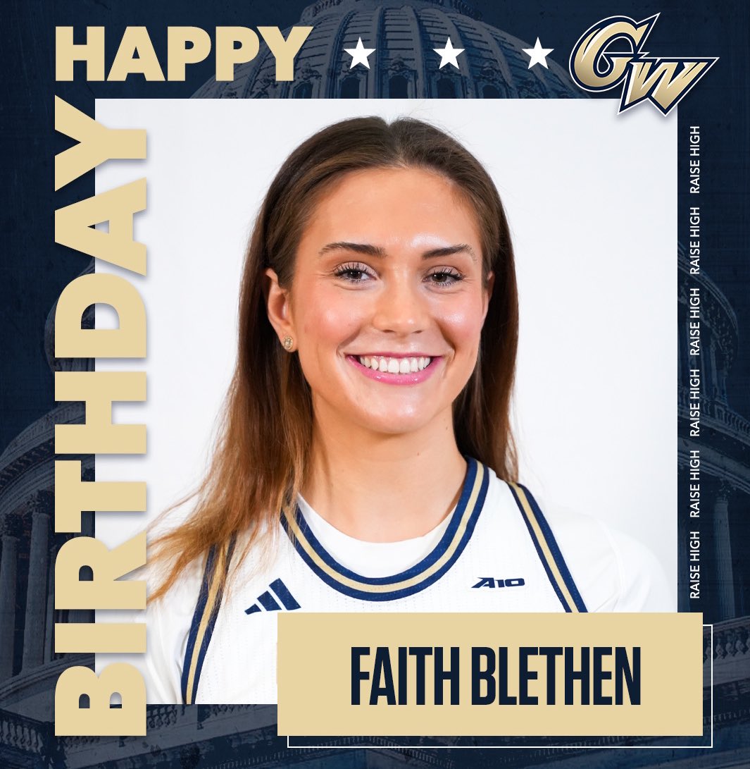 Wishing a big happy birthday to grad student Faith Blethen! 🎉🎂

#RaiseHigh