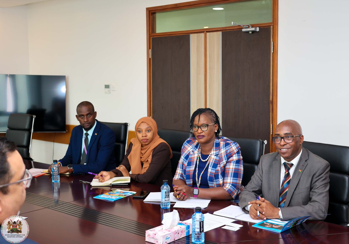 Diaspora_KE's tweet photo. The discussions centered on safe labour migration between Kenya and Canada and the need to forge partnerships around this sector. This arrangement will see Kenyans benefiting from the job opportunities available in Canada. 2/3 https://t.co/F6kTf6tDTL