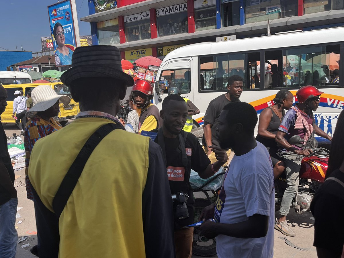 KebaRDC's tweet photo. 📍Rond-point victoire, #Kinshasa 

🗣️Tozolobela @KebaRDC lelo ! https://t.co/3R9cJLZqk9