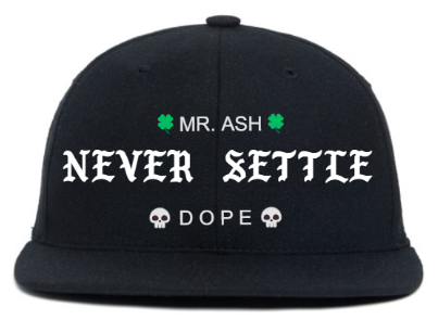 ASHKINBASH's tweet photo. 💀Never Settle 💀
#themrash #hatstalk #NeverSettle #dopeworld https://t.co/B6VyREgfPo