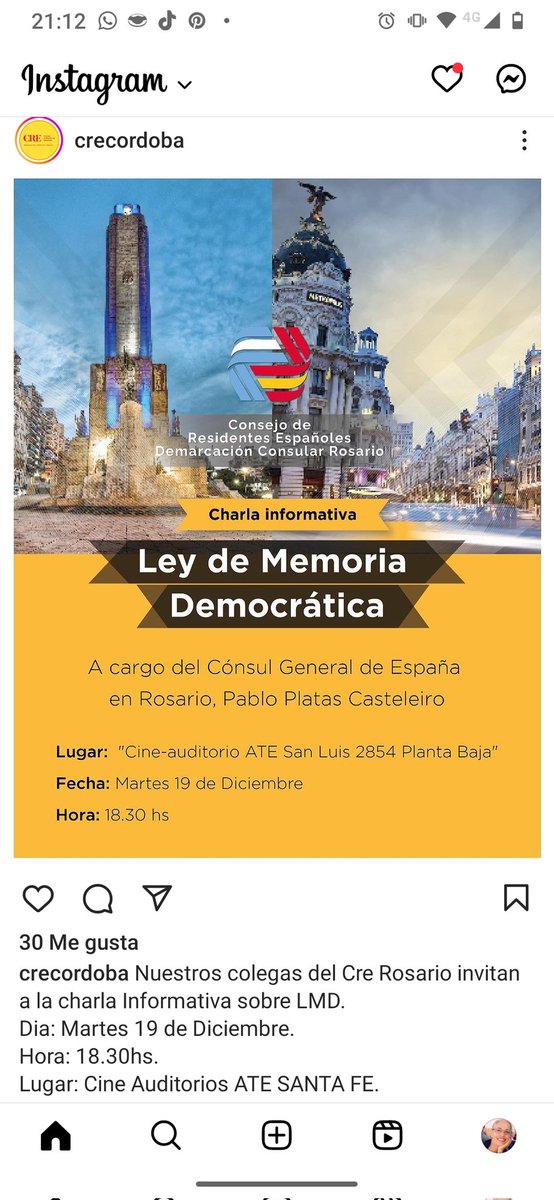 Nada más payasesco que esto. CRECórdoba publicitando actividades de Rosario. Al menos copien! q el Cónsul aparezca! O no quieren?<a href="/LmdCordoba/">LMD UNIDOS CORDOBA ARG</a> <a href="/MAECgob/">Ministerio de Asuntos Exteriores, UE y Cooperación</a>
<a href="/jmalbares/">José Manuel Albares</a>
<a href="/SE_MemoDemo/">Secretaría de Estado de Memoria Democrática</a>
<a href="/justiciagob/">Ministerio de la Presidencia, Justicia y R. Cortes</a>
<a href="/CeDEU2/">Ce.DEU</a>
 <a href="/FmartineL/">Fernando Mtnez. López</a>
<a href="/avtorresp/">Ángel Víctor Torres Pérez</a>
<a href="/jrgomezbesteiro/">Gómez Besteiro</a>
<a href="/gpssenado/">PSOE SENADO</a>
<a href="/gpscongreso/">PSOE Congreso</a>
@psoe
<a href="/desdelamoncloa/">La Moncloa</a>