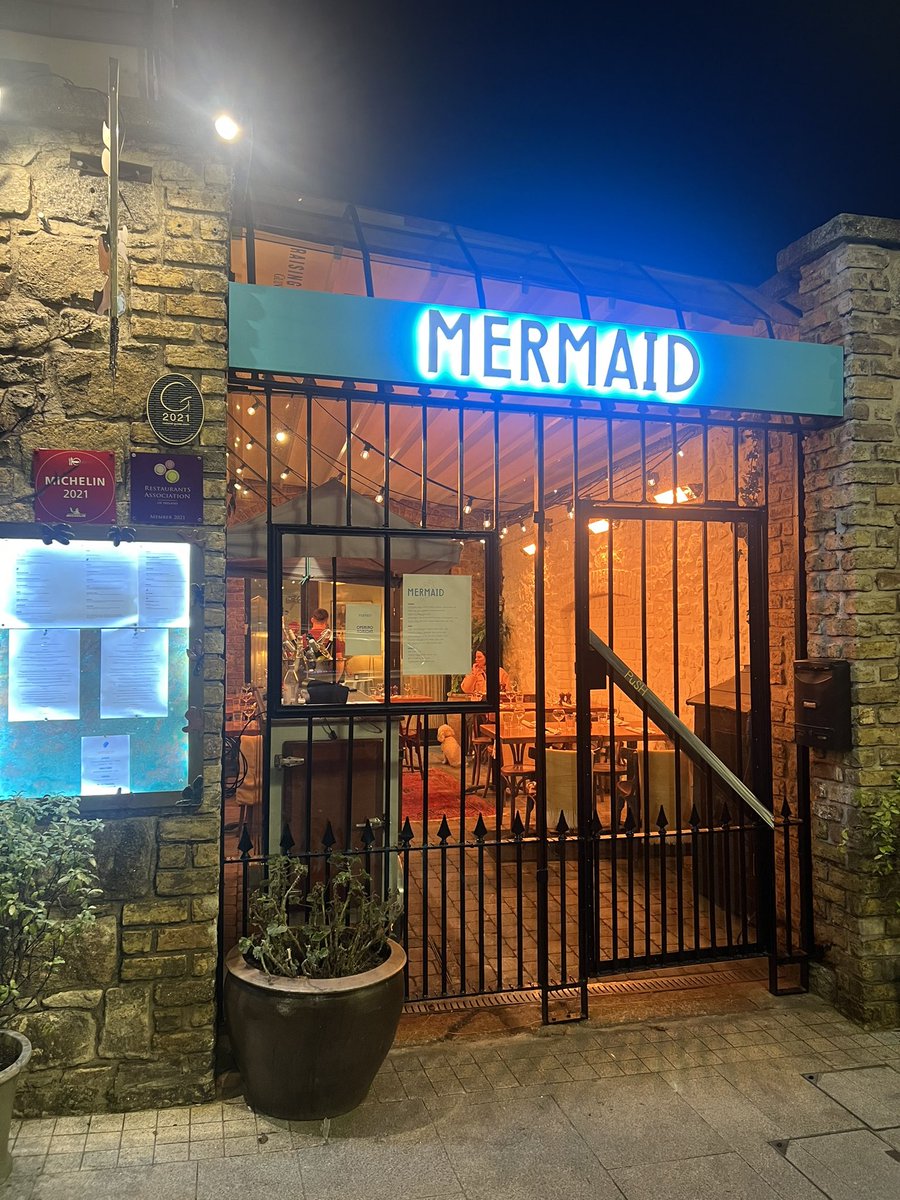 Mermaid, gone from being a pop up takeaway to a small restaurant space, is back open this evening from 5pm. Book in via mermaidmonkstown.ie - for groups of 5 or more, email us. You can book the whole space privately too! Holds up to 18 people.